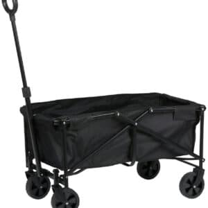 Foldbar Trækvogn 80 cm Praktisk Vogn til Camping, Strand & Have