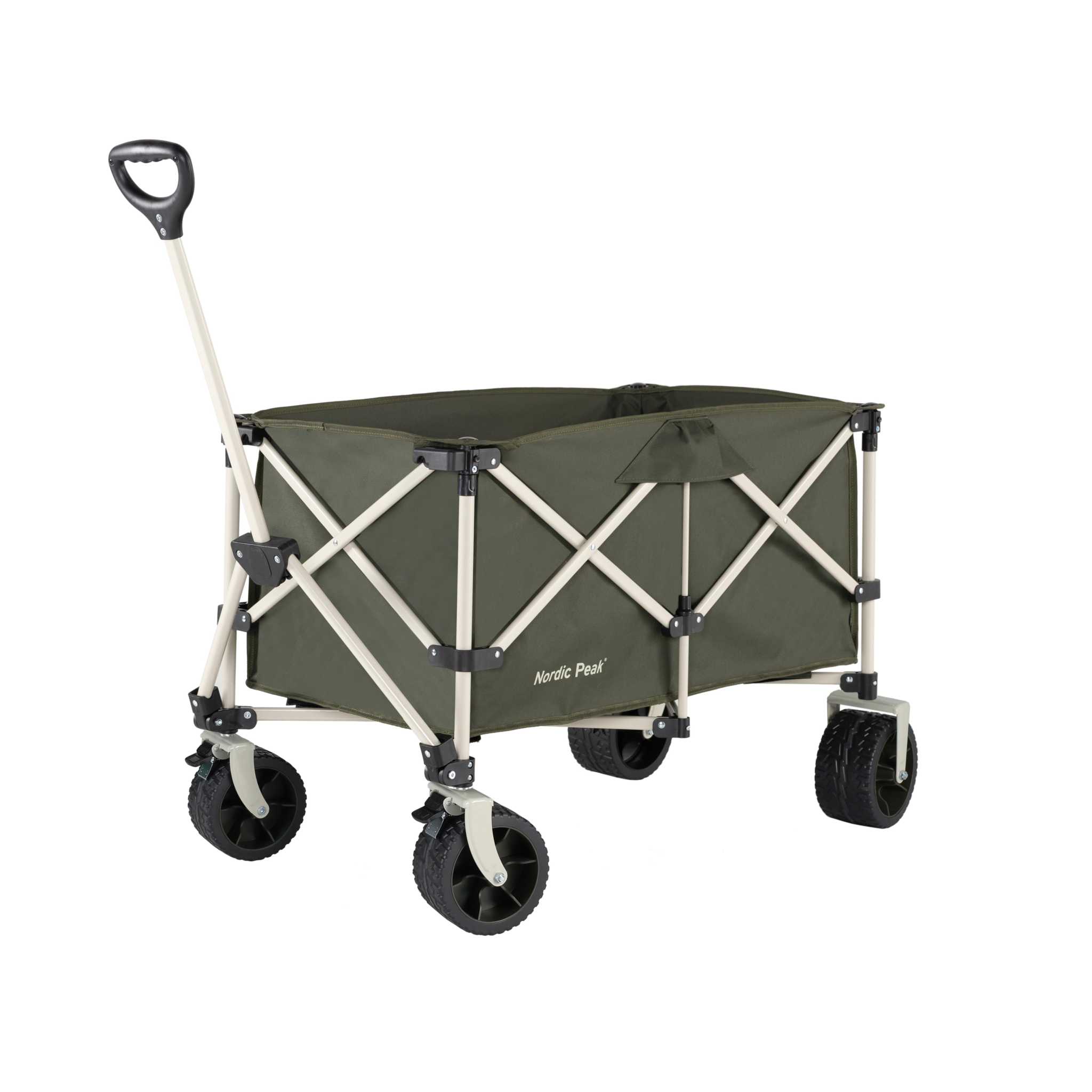 Foldbar trækvogn XL - max 100 kg.